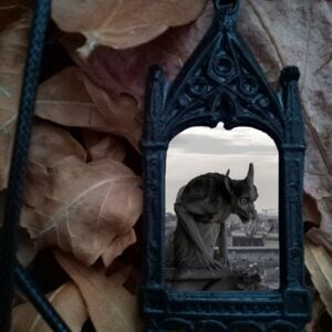Gothic Oddities Pendant Strange and Unusual Jewelry Weirdcore Art